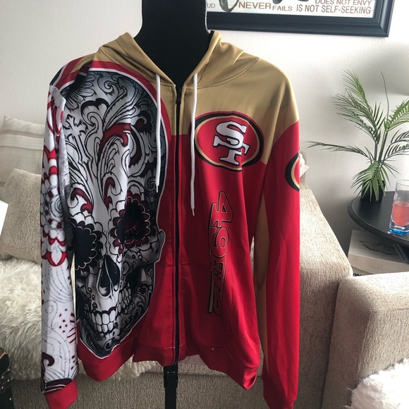 San Francisco - Sports Hoodie Jacket - 2X - - Picture 3 of 7